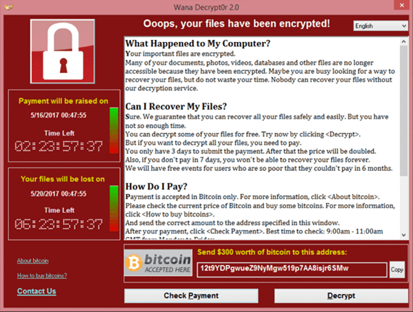 photo example of ransomware