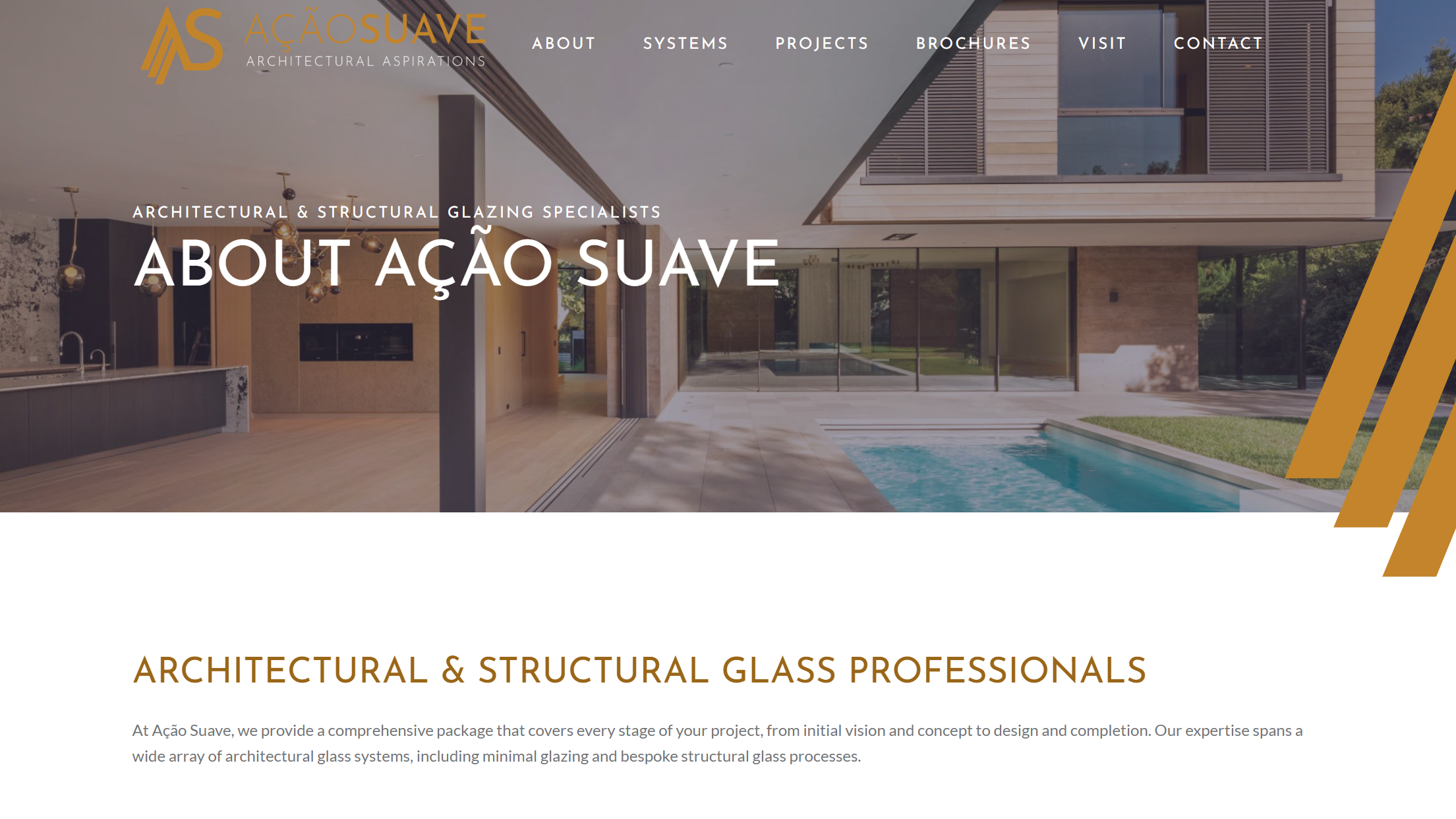 Acao Suave Website